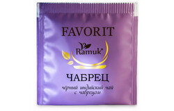 Чай Ramuk favorit черный с чабрецом 200*1.5г